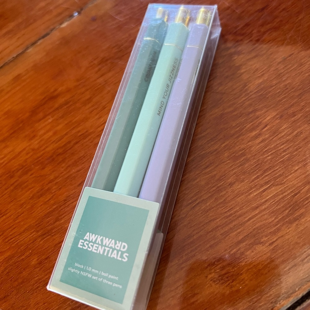 Awkward Essentials Naughty Sayings Pen Set